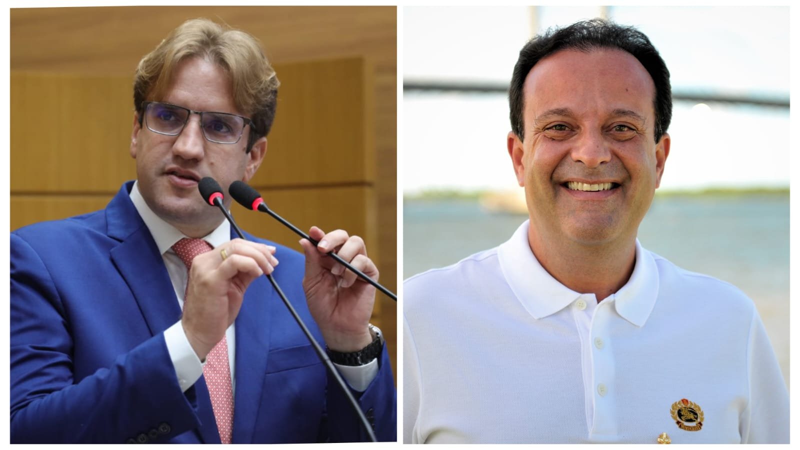 Marcelo Sobral e André Moura na política sergipana