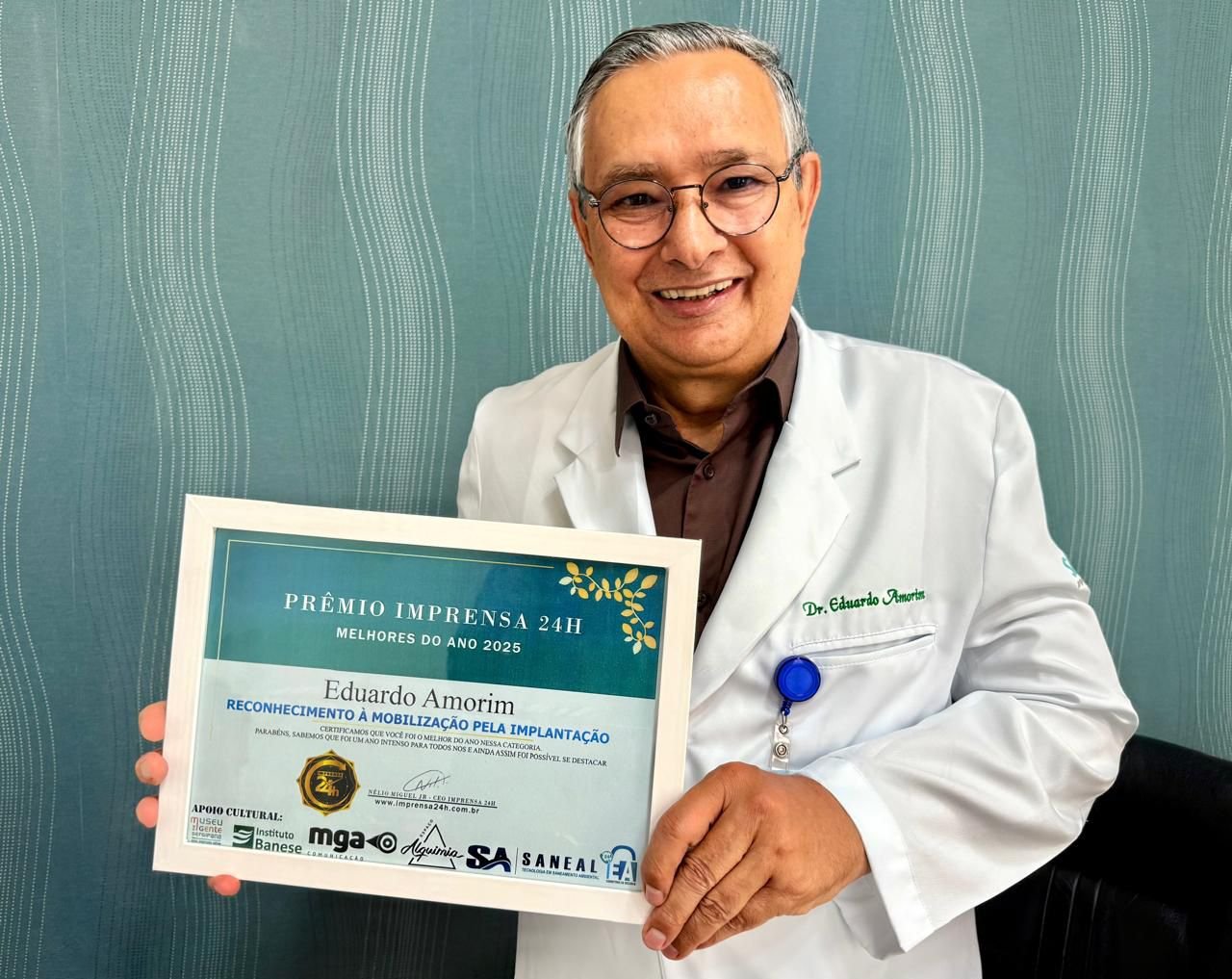 Trajetória de Eduardo Amorim impulsiona avanços históricos na saúde de Sergipe